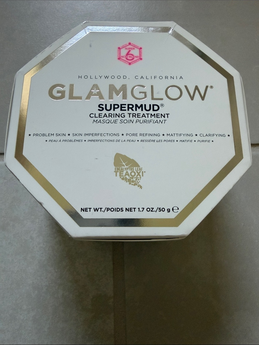 BNWT! GLAMGLOW Supermud Clearing Treatment - 1.7 oz